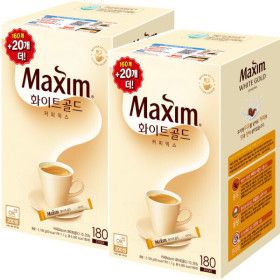 상품 이미지: 맥심 화이트골드 180+180 총360T /쿠폰가