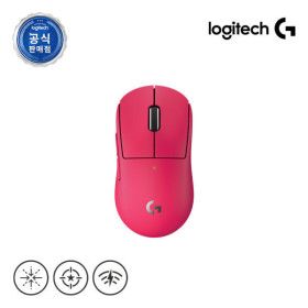 상품 이미지: 로지텍코리아 공식 로지텍G PRO X SUPERLIGHT 2c 핑크 지슈라2c 컴팩트 무선 게이밍 마우스