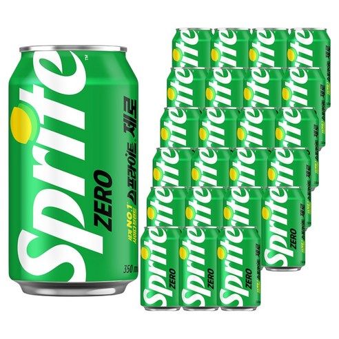 상품 이미지: 스프라이트 제로 사이다, 350ml, 24개