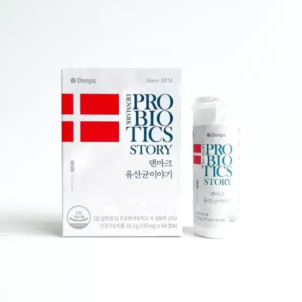 상품 이미지: 덴프스 덴마크 유산균 이야기 170mg x 60캡슐 1개-