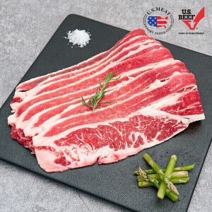 상품 이미지: (신선집중) 빽패커 미국산 프리미엄 우삼겹 구이용 샤브용 250g x 8팩 (총2kg)
