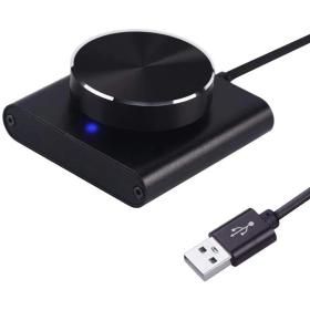 상품 이미지: USB 컴퓨터 볼륨 컨트롤러 PC 스피커 외부 오디오 조절 노브