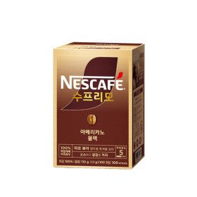 상품 이미지: 네스카페 수프리모 아메리카노 블랙 100T