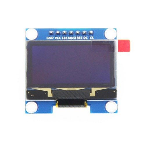 상품 이미지: 1.3인치 OLED 7핀 화이트 블루 폰트 디스플레이 모듈 SPI 128x64 아두이노 라즈베리파이 STM32용 고해상도 미니 스크린
