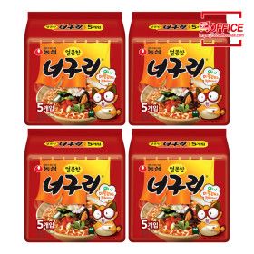 상품 이미지: 얼큰한 너구리 라면 (멀티팩)5개입 x4개