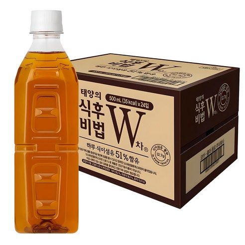 상품 이미지: 태양의식후비법W차 무라벨, 500ml, 24개
