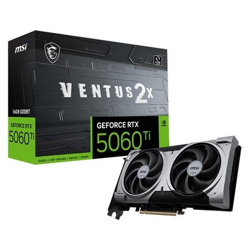 상품 이미지: MSI 지포스 RTX 5060 Ti 벤투스 2X OC 플러스 D7 16GB