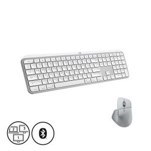 상품 이미지: 로지볼트증정 로지텍 MX Keys S FOR MAC+MX MASTER 4 FOR MAC 블루투스키보드+마우스 한글 페일그레이
