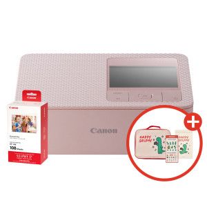 상품 이미지: 캐논 공식총판 정품 셀피 CP1500 (핑크)+RP-108 포토 프린터 핸드폰 사진 인화기