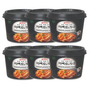 상품 이미지: CJ 흑백요리사 윤주모 마라로제 납작당면 떡볶이 175G 6개