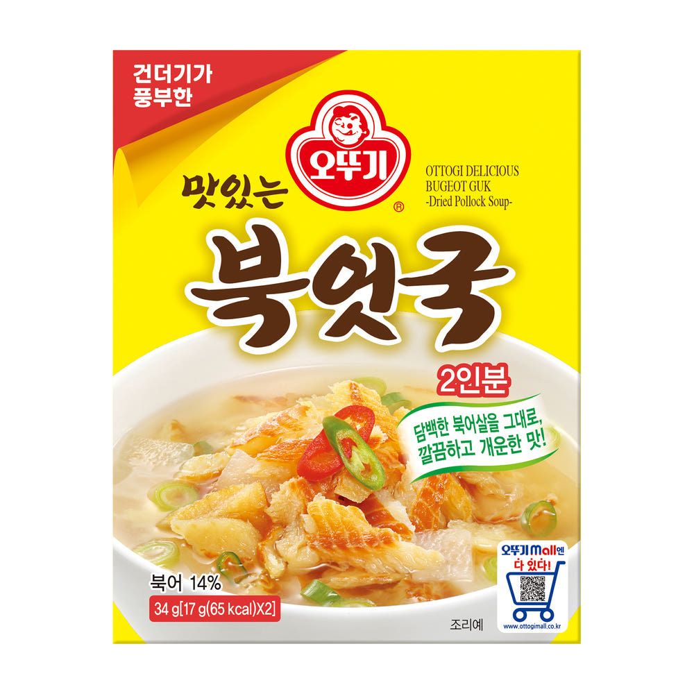 상품 이미지: 오뚜기 즉석북엇국 즉석국 34g