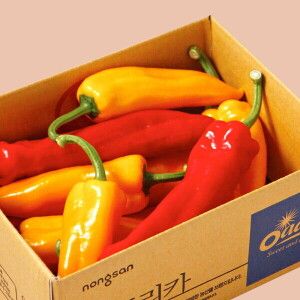 상품 이미지: 우체국쇼핑 산지별미 오아로파프리카 고당도 트리벨리 파프리카 1.2kg