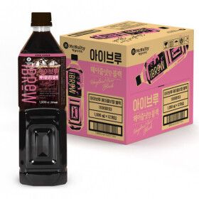 상품 이미지: 맥널티 아이브루 아메리카노 블랙커피 헤이즐넛 향 1L 12개입 커피/아메리카노