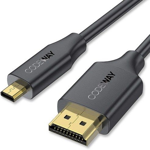 상품 이미지: 코드웨이 Micro HDMI to HDMI 2.0 케이블