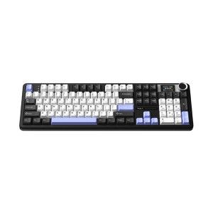 상품 이미지: AULA F108Pro 유무선 아우라 독거미 LCD 기계식키보드 국내정품 오로라 블랙 저소음 바다축