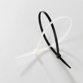 상품 이미지: 카이스전자 흑색 블랙 케이블타이 270mm 소용량 한봉 100EA 화이트 블랙 적색 청색 노랑