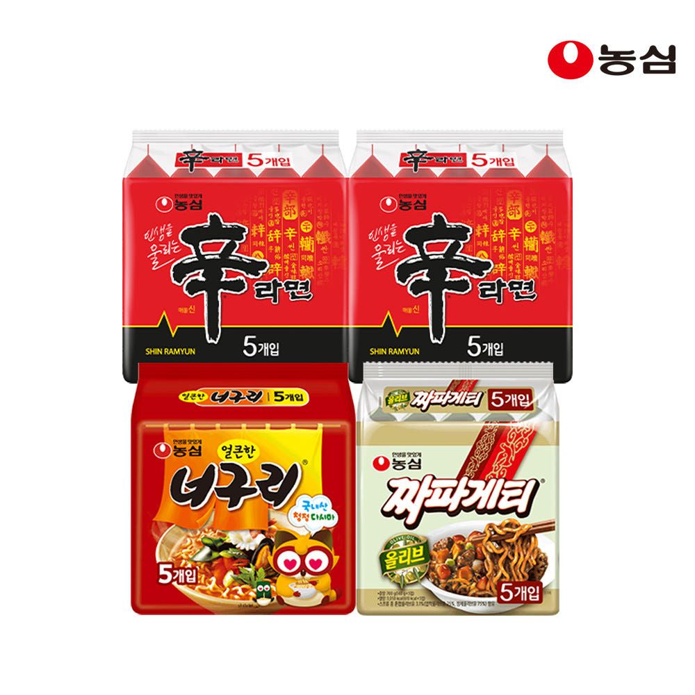 상품 이미지: 농심 신신너짜 20입 (신라면 10+너구리 5+짜파게티 5