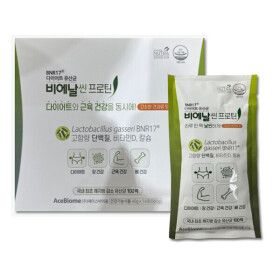 상품 이미지: 다이어트 유산균 비에날씬 프로틴 40g x 14포 x 1개 JJ몰 보틀증정