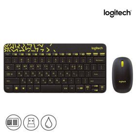 상품 이미지: 로지텍코리아 정품 MK240 NANO 미니 무선 콤보 키보드 마우스 세트 한글 자판