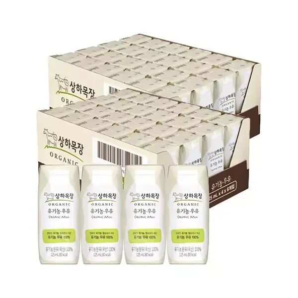 상품 이미지: 상하목장 유기농 우유, 125ml, 48개