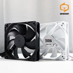 상품 이미지: 쿨링팬 컴퓨터팬 시스템쿨러 RGB 저소음 120mm팬  교체용 벌크 블랙