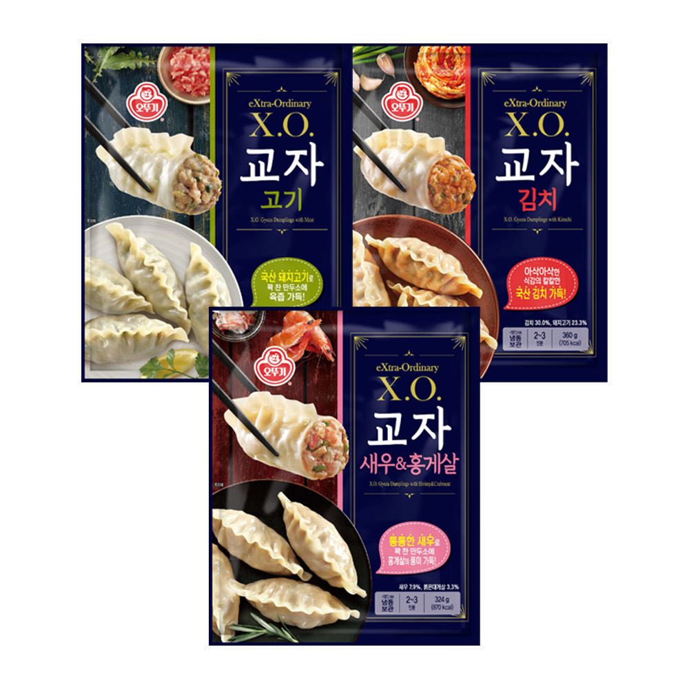 상품 이미지: [슈퍼적립] [2+2+2] 오뚜기 X.O. 교자 만두 새우