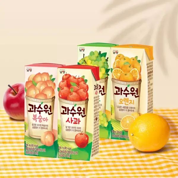 상품 이미지: 남양 과수원 과일주스 190ml 4종 24팩+24팩 골라담기!