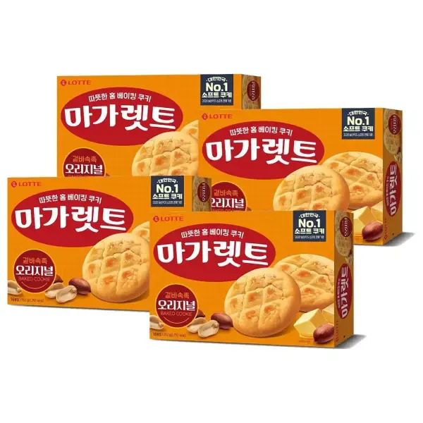 상품 이미지: 롯데웰푸드 마가렛트 오리지널 대, 352g, 4개