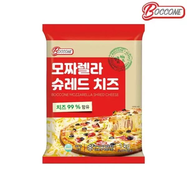 상품 이미지: 보꼬네 모짜렐라 슈레드 치즈 1kg