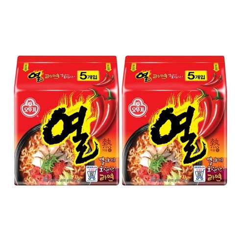 상품 이미지: 오뚜기 열라면 120g, 10개