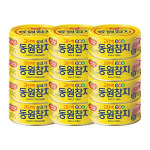 상품 이미지: (천만흥행딜) 동원 DHA 150G 8캔 + 라이트스탠다드 150G 4캔
