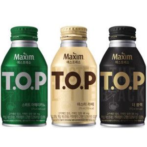 상품 이미지: 맥심TOP275ml 혼합20캔 원두캔커피음료 티오피 블랙 라떼 아메리카노