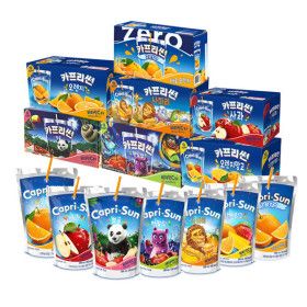 상품 이미지: 농심 카프리썬 x 40팩 골라담기(사과 사파리 오렌지 오렌지망고 펀알람 ZERO오렌지 정글 200ml)
