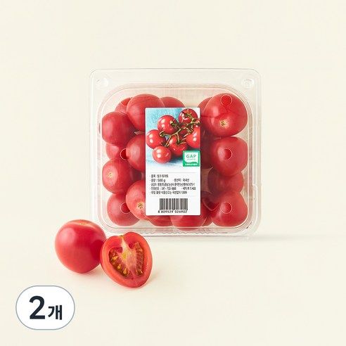 상품 이미지: GAP 인증 핑크 토마토, 500g, 2개