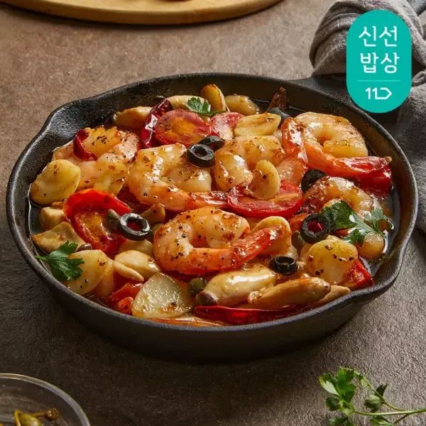 상품 이미지: 쿡솜씨 이탈리안감바스 밀키트 2인분