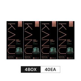 상품 이미지: 카누 바리스타 딥 포레스트 95g 캡슐커피 (카누 머신 전용) - 4개 묶음(40캡슐)