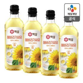 상품 이미지: 본사배송 백설 해바라기씨유 900ml X 4개