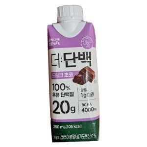 상품 이미지: 더단백 프로틴 드링크 초코 250ml 18개