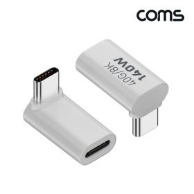상품 이미지: Coms USB Type C 연장 젠더 MF C타입 꺾임 상하향 90도