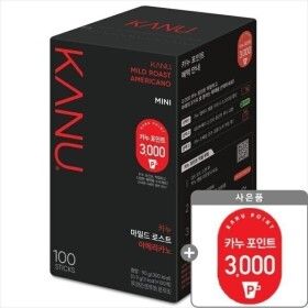 상품 이미지: 카누 미니 마일드 100T+카누포인트 3000P/2개구매시 1000원 할인X넉넉한 유통기한