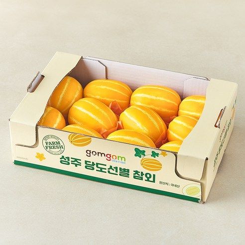 상품 이미지: 곰곰 성주 당도선별 참외, 3kg(8~12입), 1개