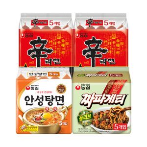 상품 이미지: 신라면10입 +안성탕면5입 +짜파게티5입 (총 20봉)