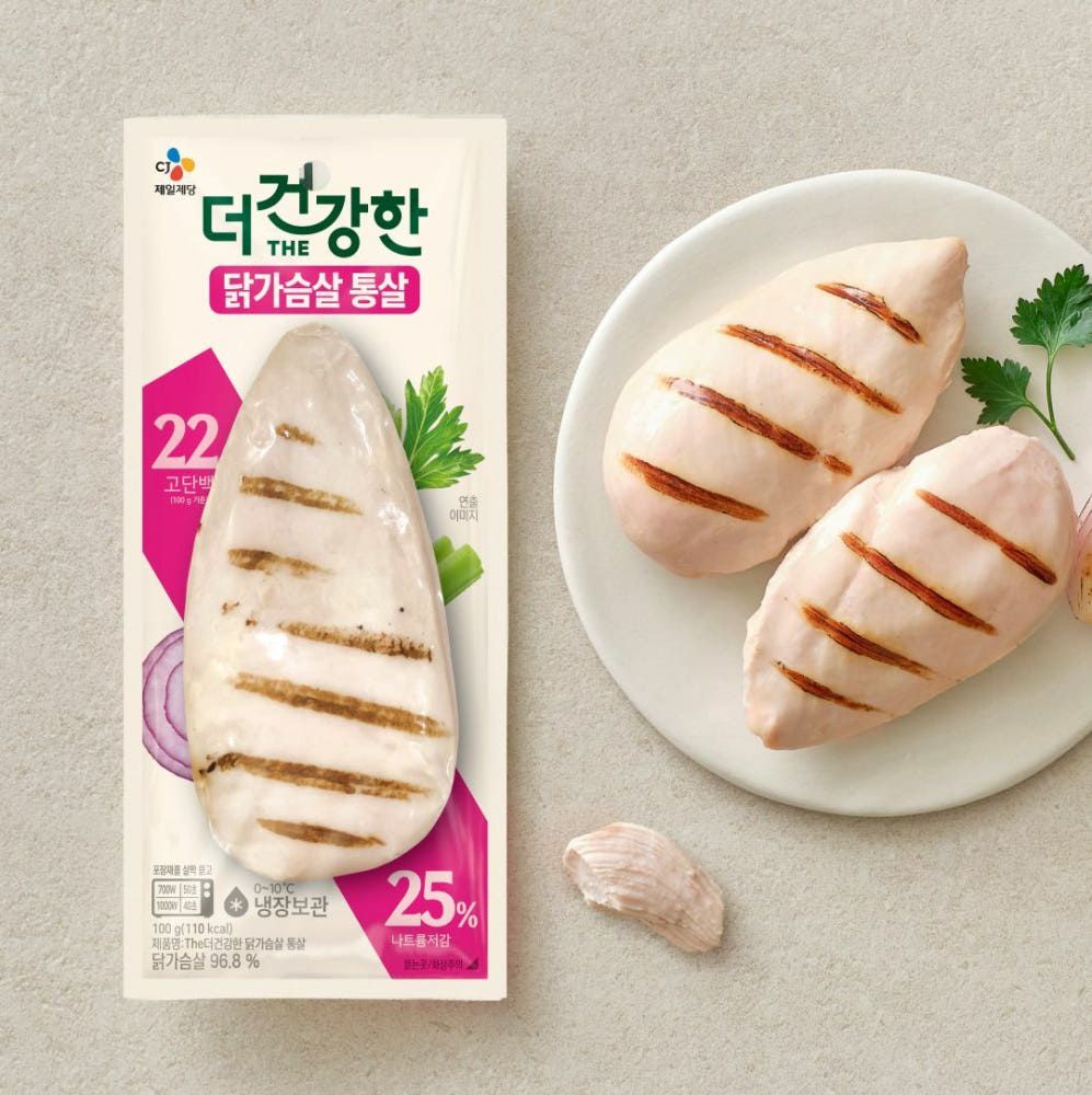 상품 이미지: CJ 더건강한 닭가슴살 통살 직화, 100g, 20개