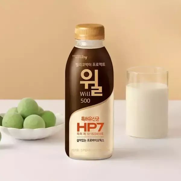 상품 이미지: [에치와이] 헬리코박터 프로젝트 윌 오리지날 500ml, 4개