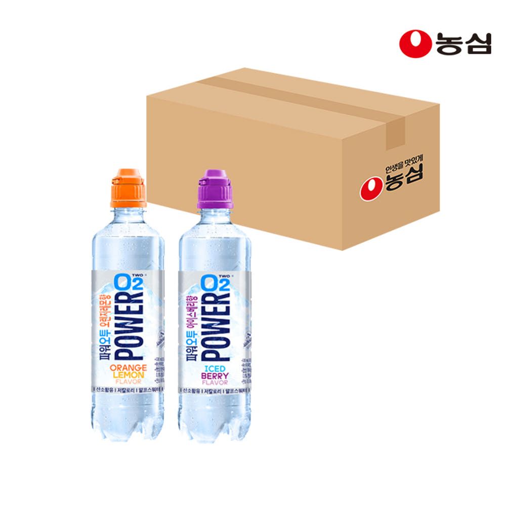 상품 이미지: 농심 파워오투 오렌지레몬 500ml 6개 + 아이스베리 5