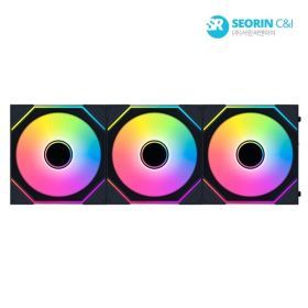 상품 이미지: 서린공식 LIAN LI UNI FAN SL-INF Wireless 120 리버스 블랙 3팩