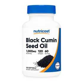 상품 이미지: 뉴트리코스트 블랙 커민 씨드 오일 1000mg 소프트젤 120정 1병 60회분