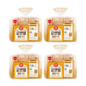 상품 이미지: 토종효모로 만든 로만밀 통밀 식빵 420g 4봉