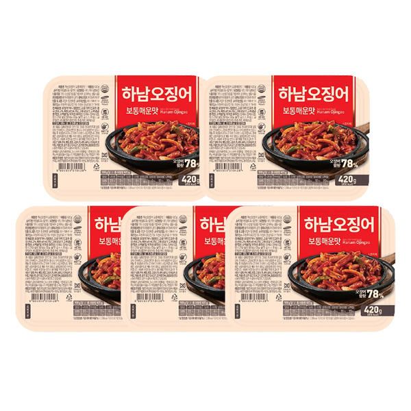 상품 이미지: 하남오징어 보통매운맛, 420g, 5개