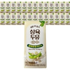 상품 이미지: 삼육두유 순수 190ml 72팩 설탕무첨가